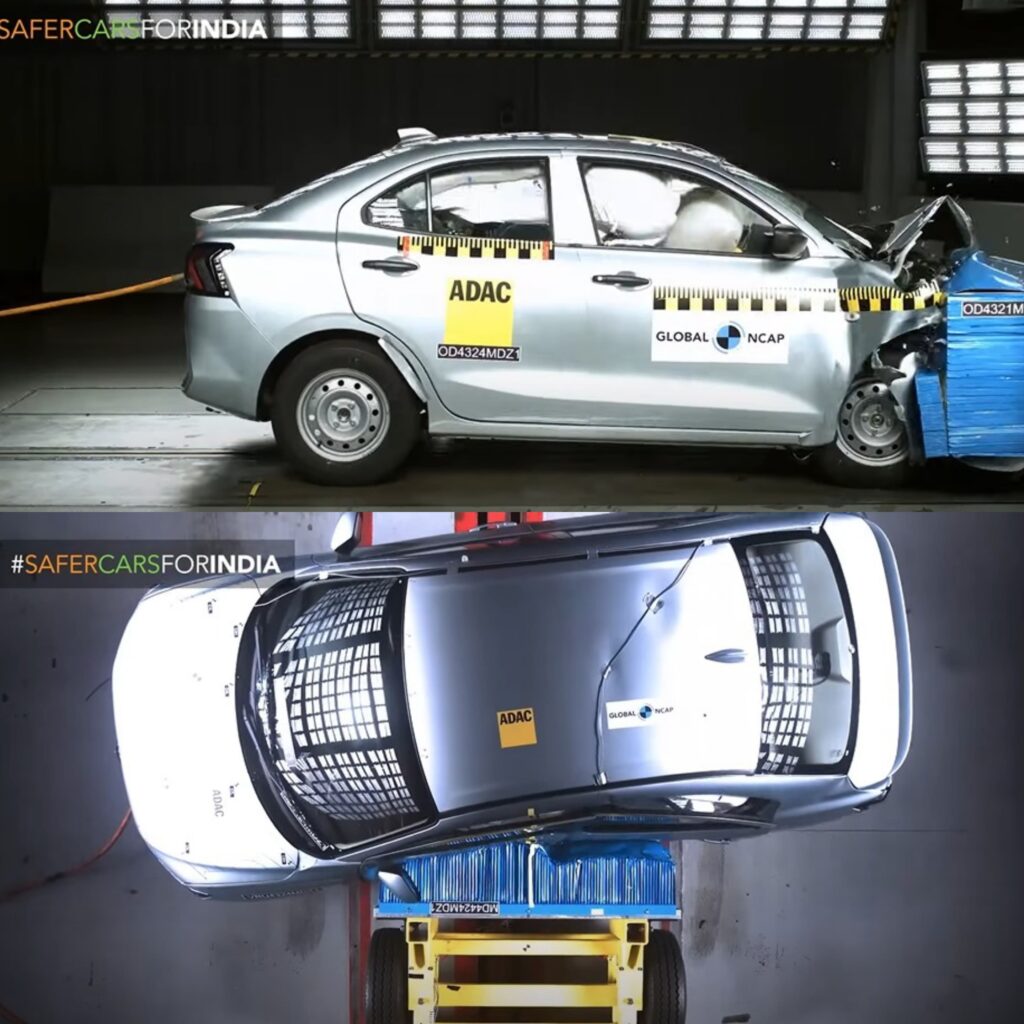 2024 Maruti Dzire - 5-Star Global NCAP Rating